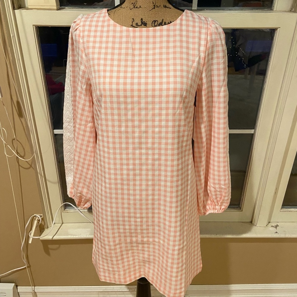 Pink Gingham Dress